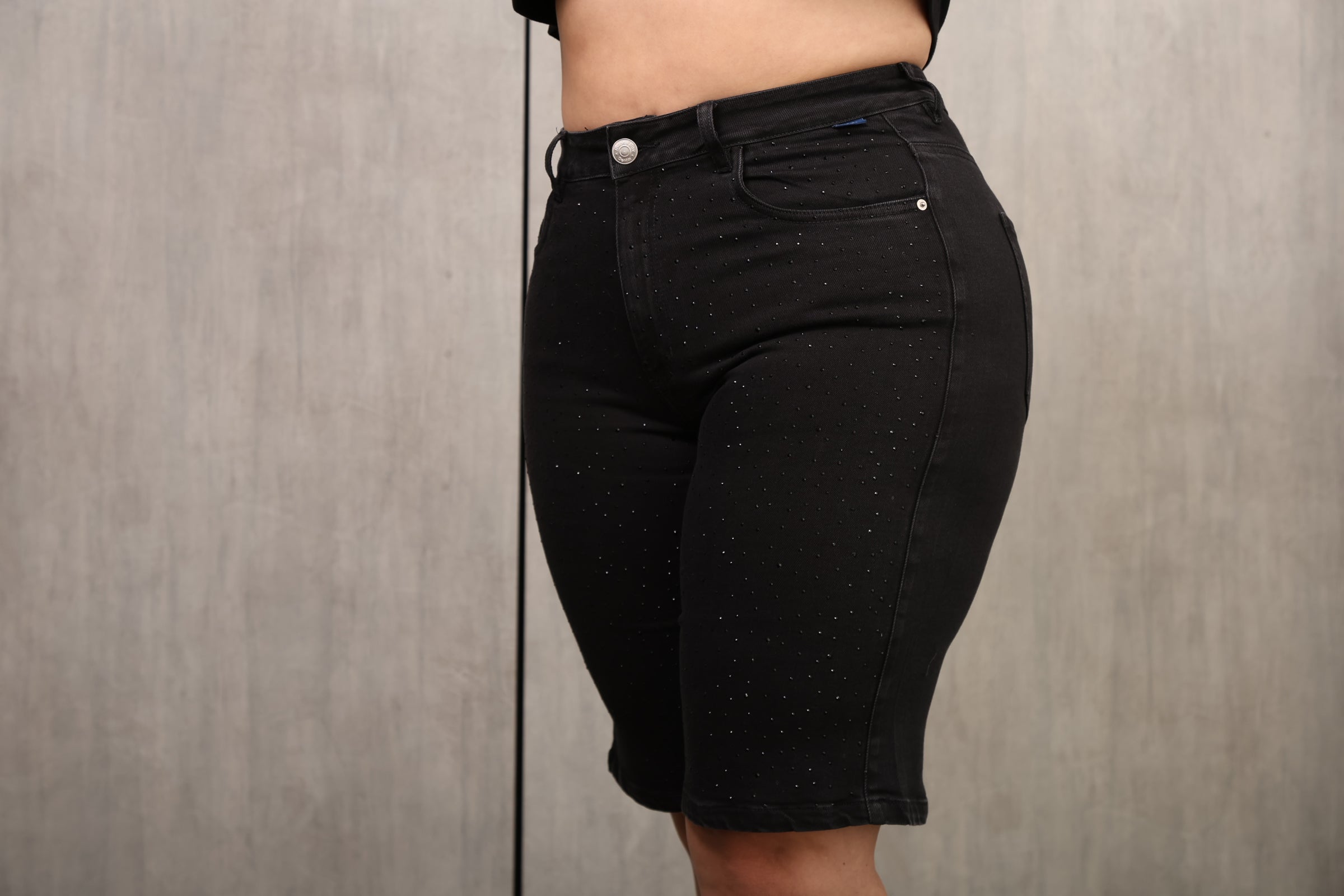 TORERO DAMA BLACK – LUXURY CRYSTALS – TIRO ALTO – MODA COLOMBIANA – REF: 797 pl