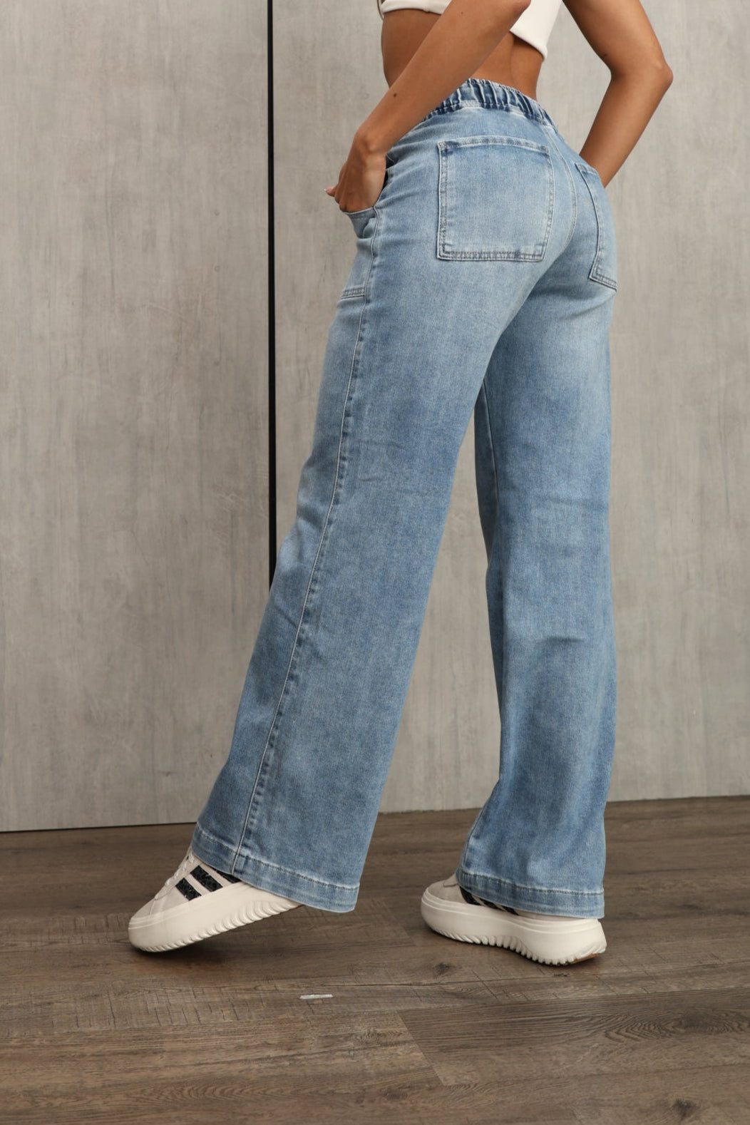 JEAN DAMA – PALAZZO SPORTY – TIRO ALTO – MODA COLOMBIANA – REF: 9824
