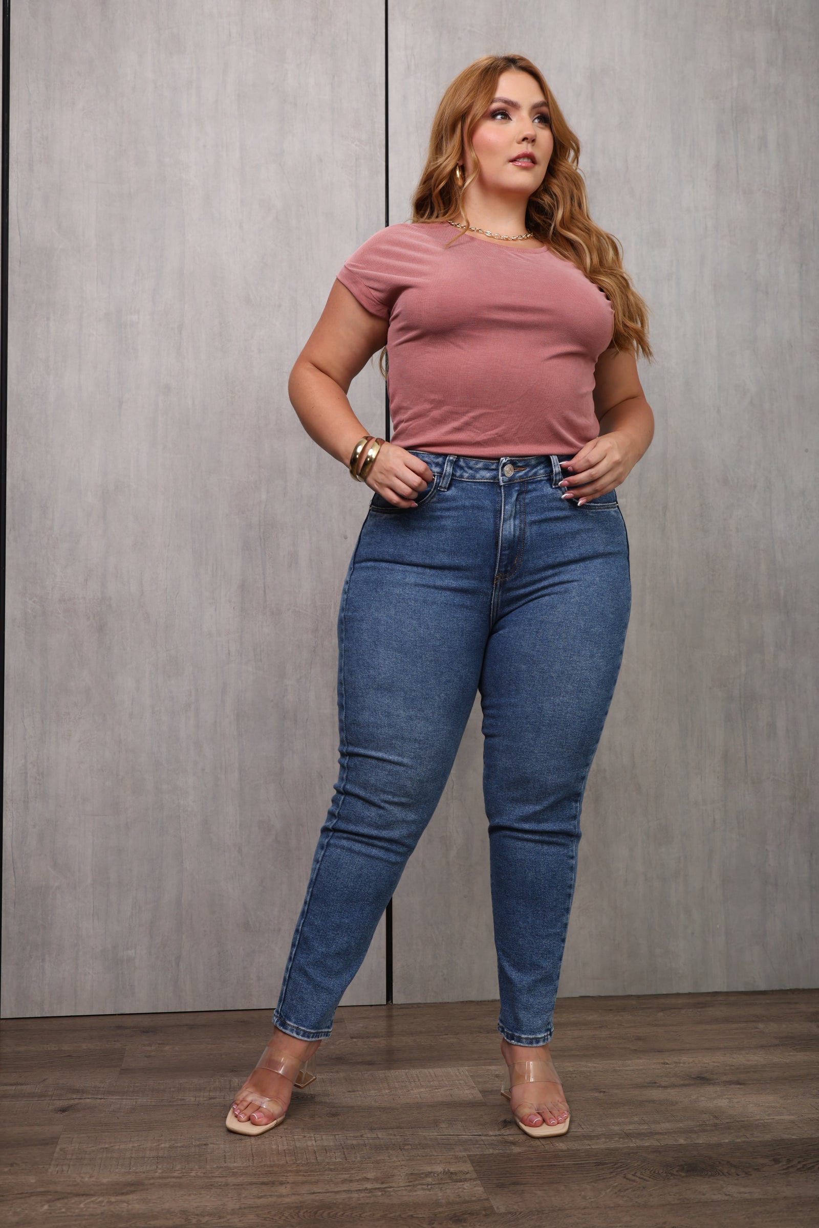 JEAN DAMA – MOM – TIRO ALTO – MODA COLOMBIANA – REF: 9844 pl