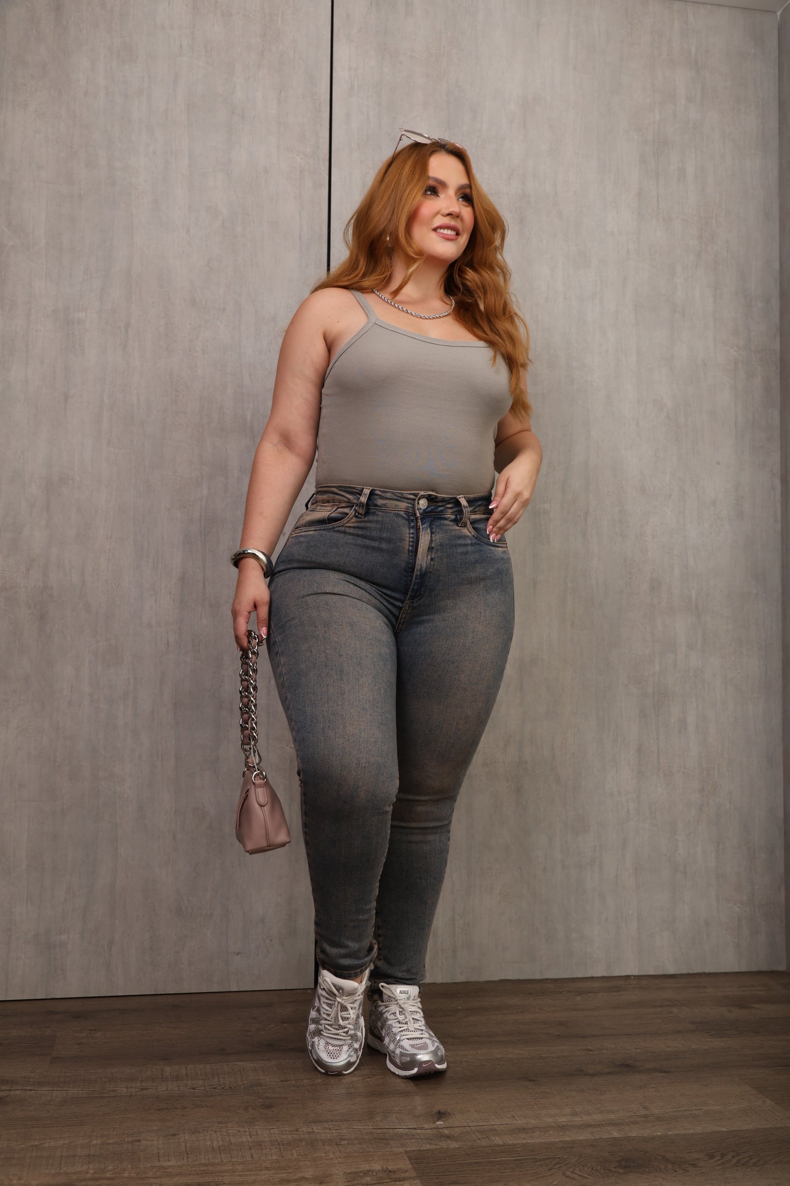 JEAN DAMA – SKINNY LIGHT – TIRO ALTO – MODA COLOMBIANA – REF: 9870 pl