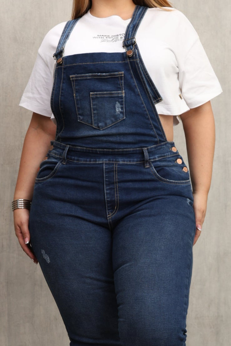 OVEROL DAMA – SKINNY DARK – MODA COLOMBIANA – REF: 752 PL