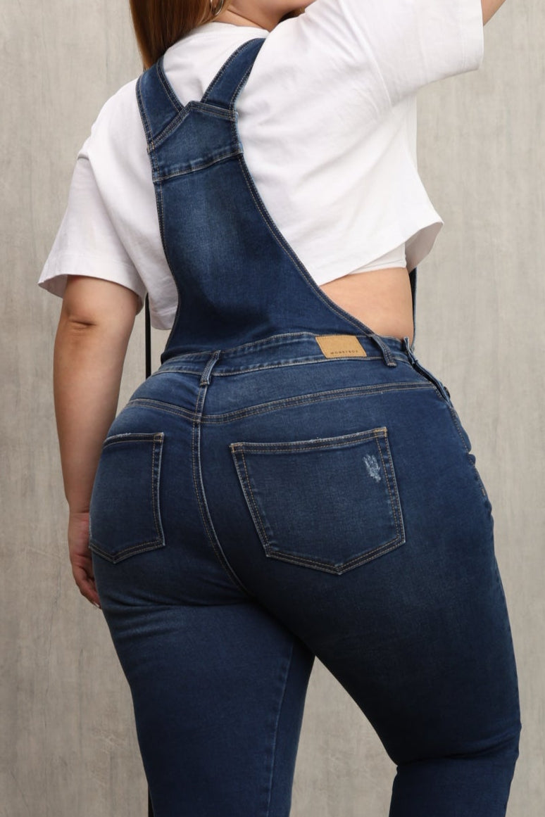 OVEROL DAMA – SKINNY DARK – MODA COLOMBIANA – REF: 752 PL