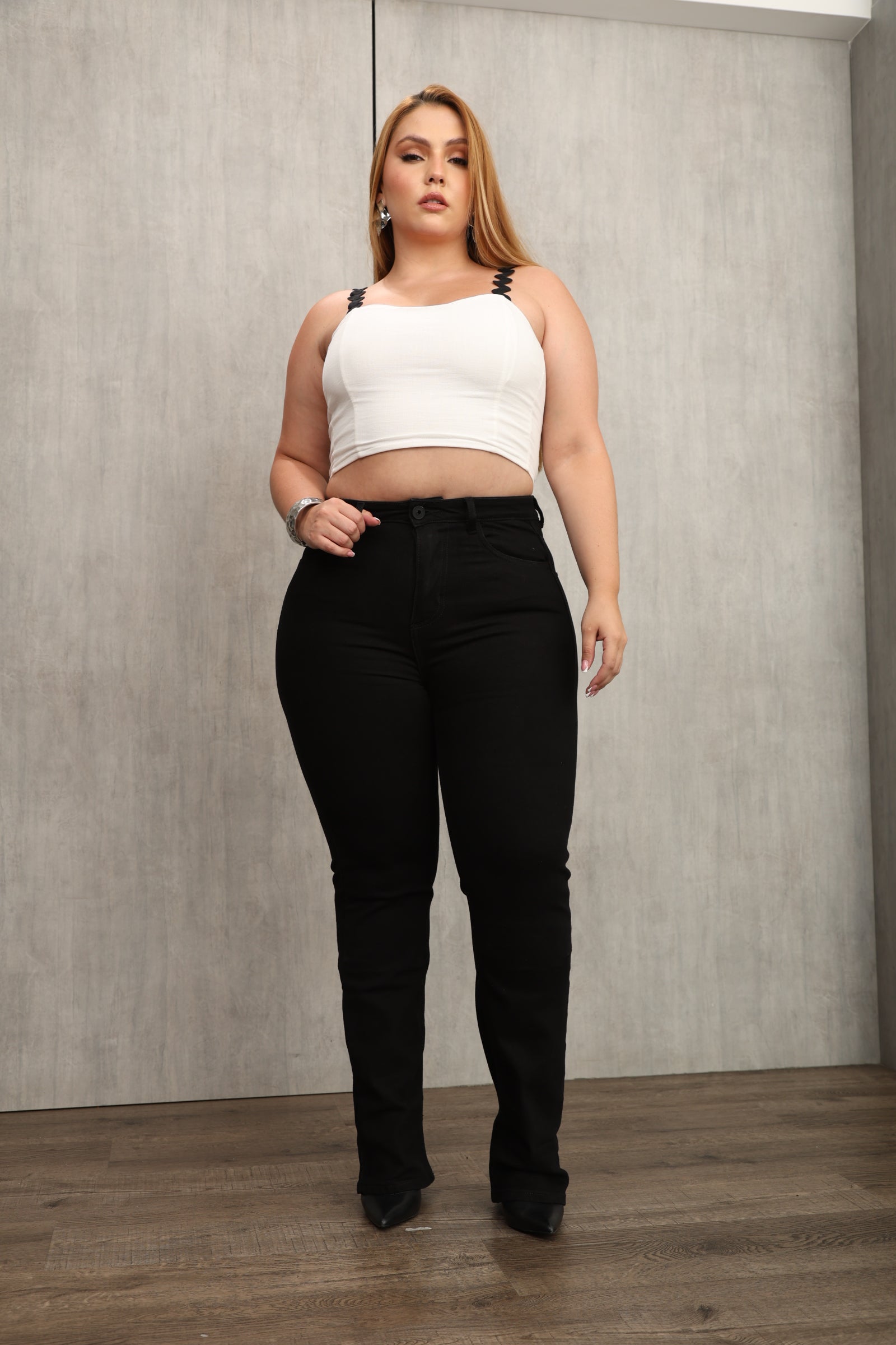 JEAN SLIM, TIRO ALTO, MODA COLOMBIANA – REF: 758 PL