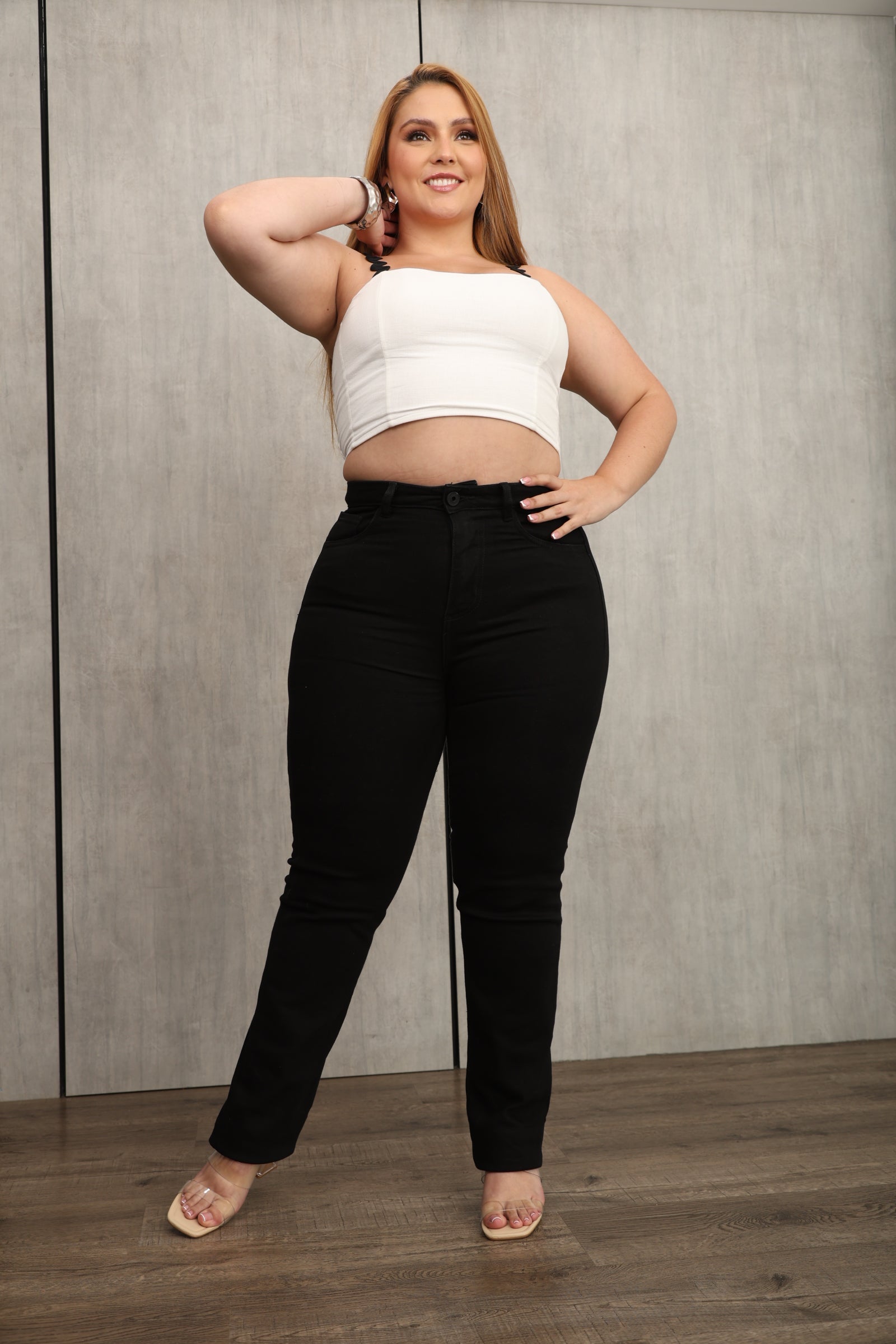 JEAN SLIM, TIRO ALTO, MODA COLOMBIANA – REF: 758 PL