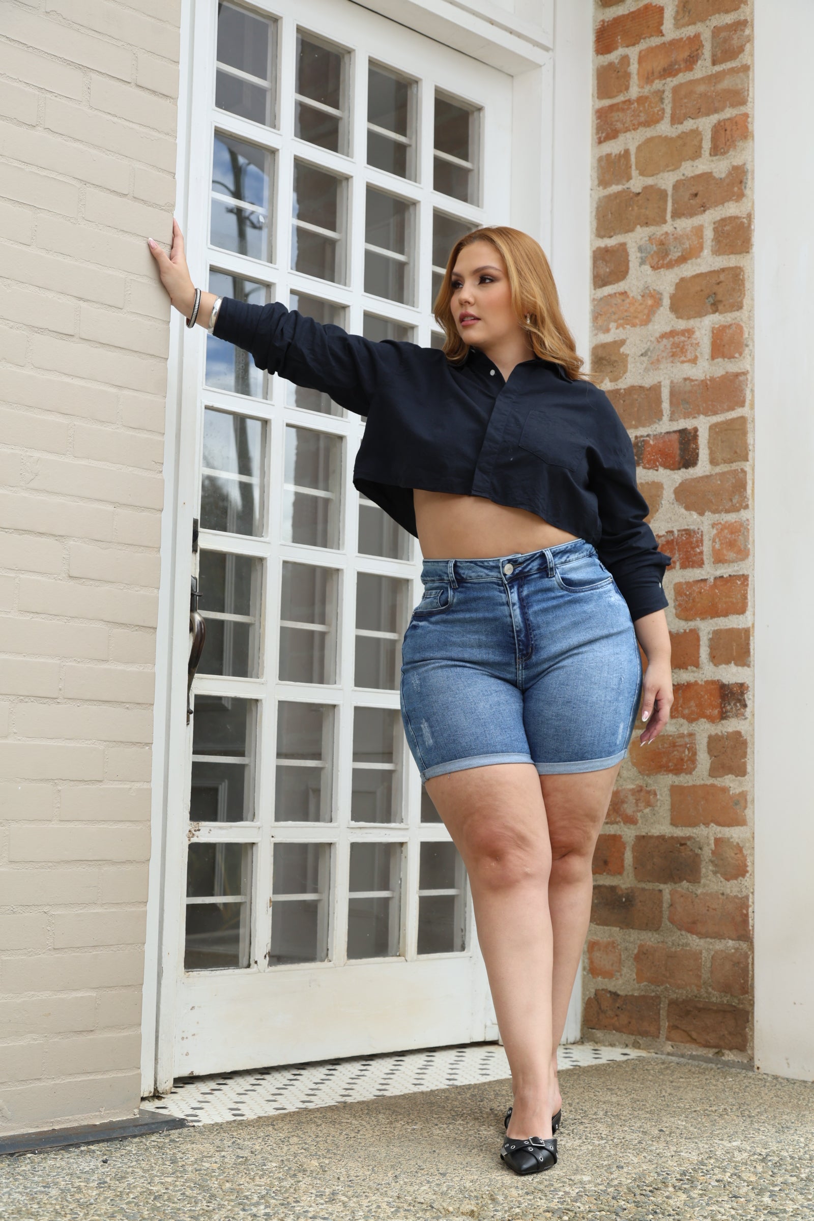 SHORT DAMA – TIRO ALTO – MODA COLOMBIANA – REF: 791 pl