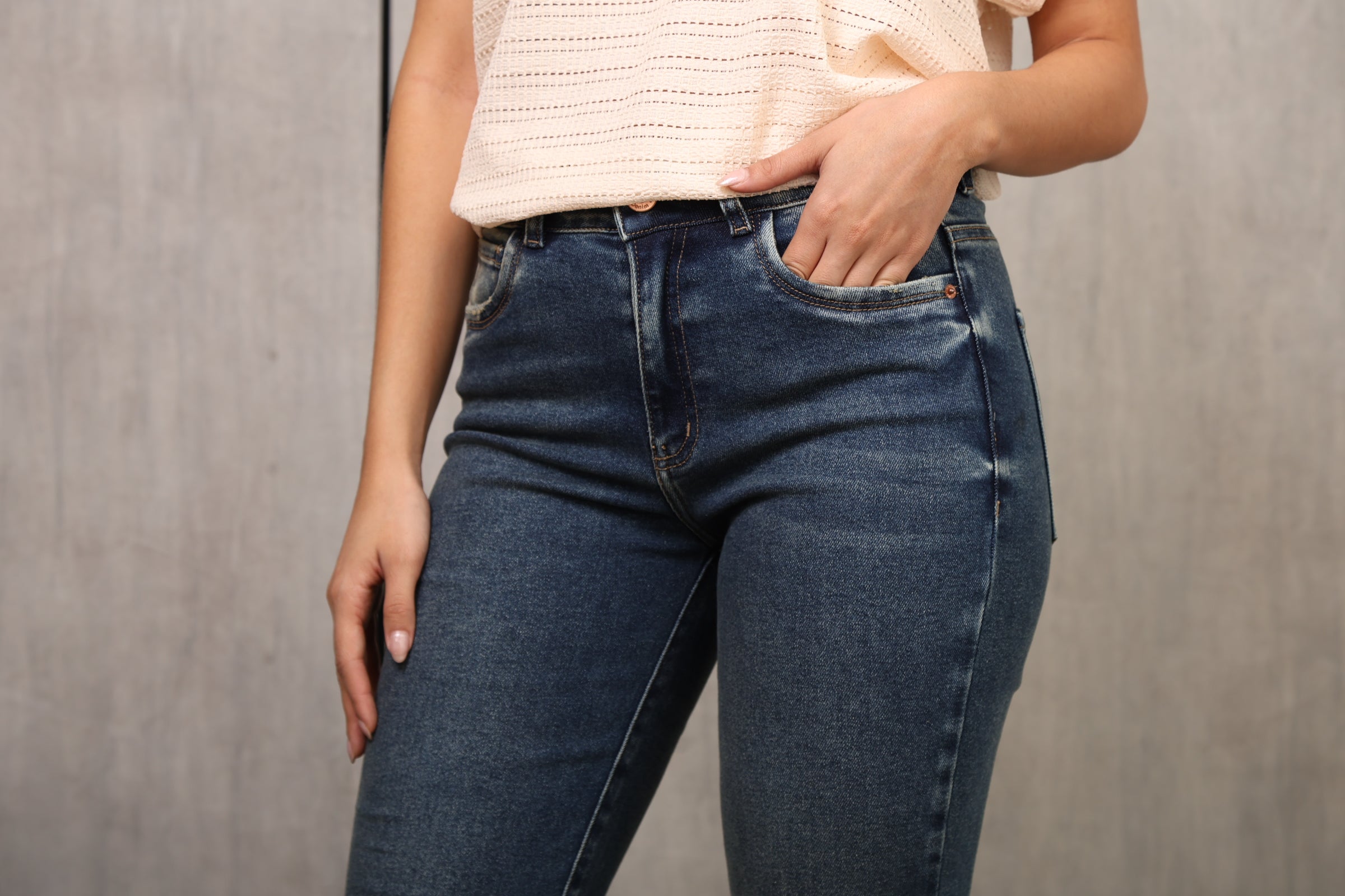 JEAN DAMA – FLARE – TIRO MEDIO – MODA COLOMBIANA – REF: 800