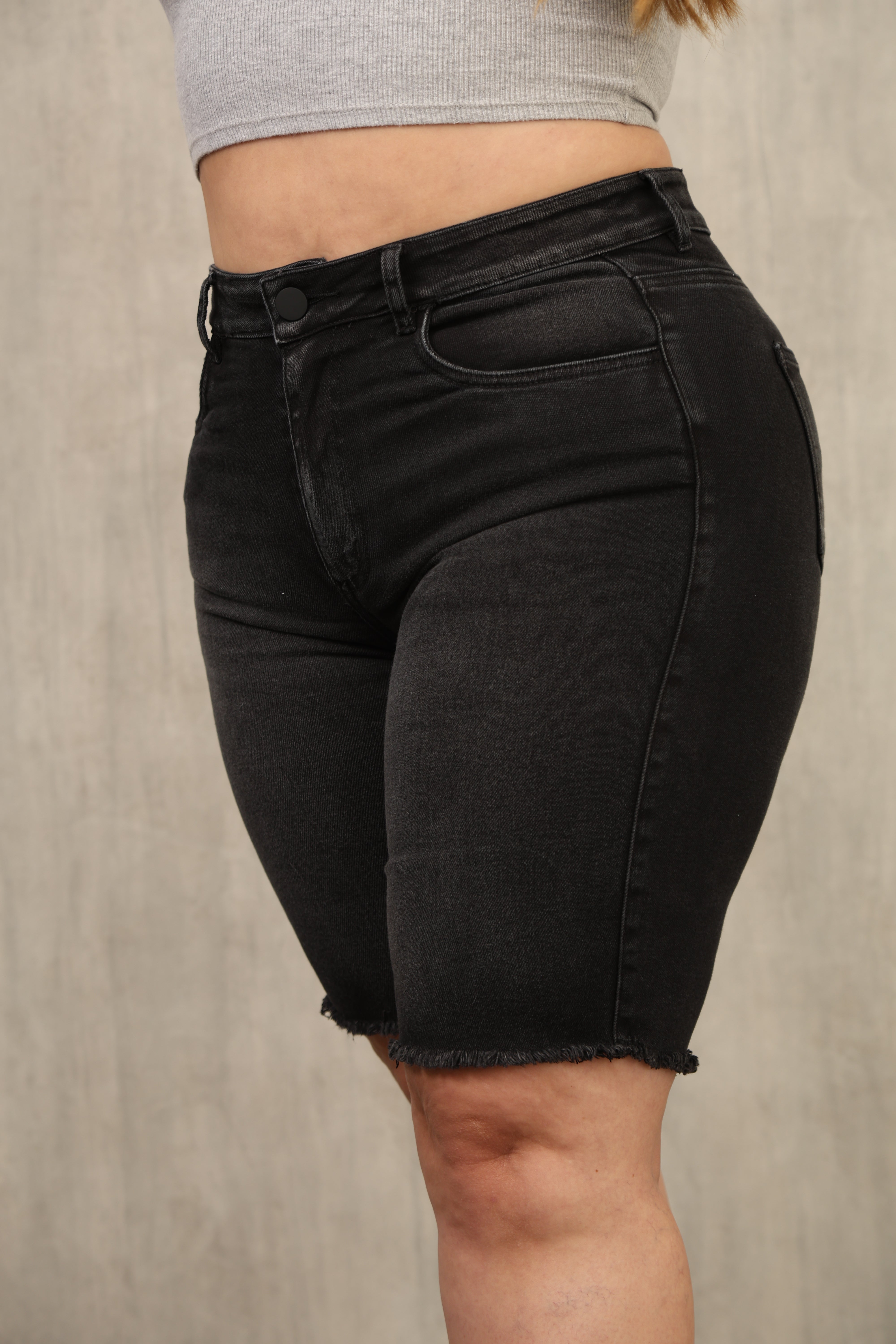 TORERO DAMA – TIRO MEDIO – DENIM NEGRO – MODA COLOMBIANA – REF: 9820 PL