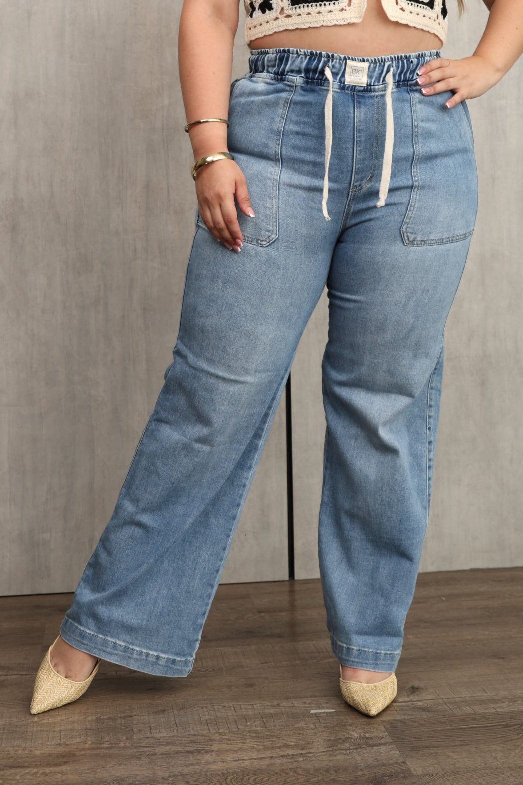 JEAN DAMA – PALAZZO SPORTY – TIRO ALTO – MODA COLOMBIANA – REF: 9824 PL