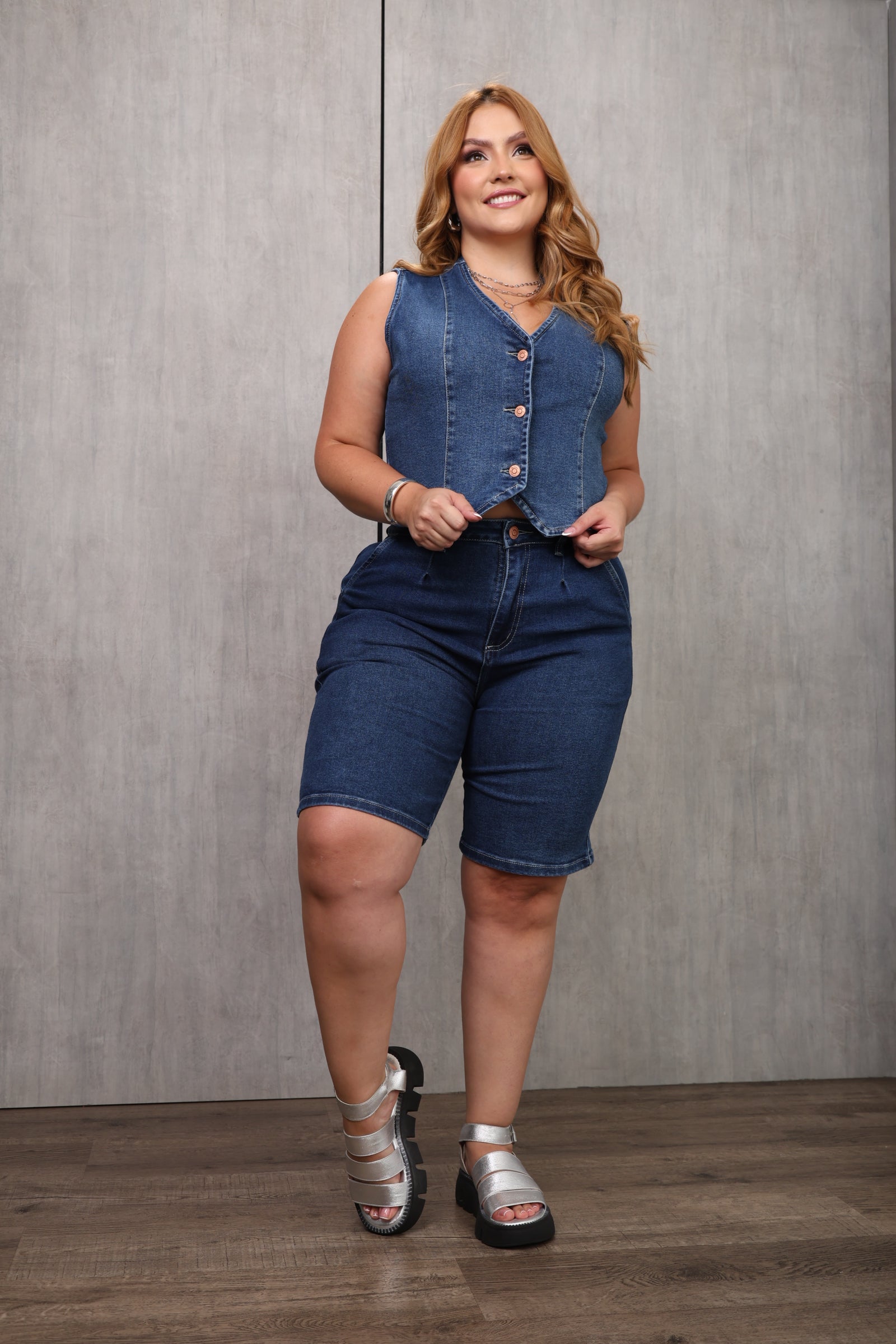 SET DAMA – CHALECO Y TORERO – MODA COLOMBIANA – REF: 9837 pl