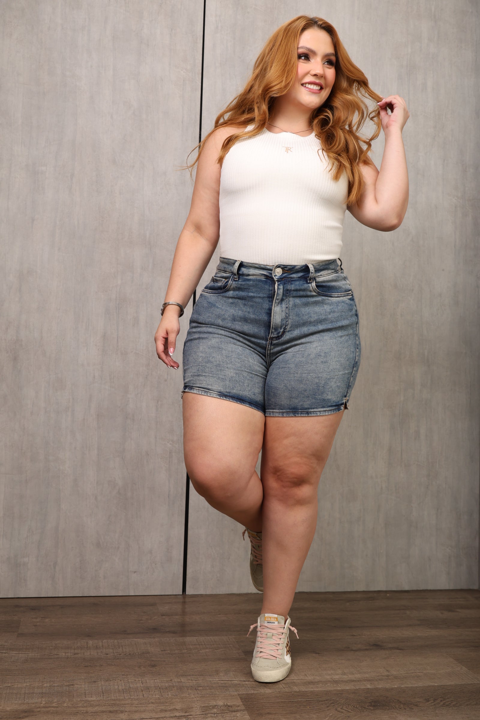 SHORT DAMA – TIRO ALTO – DIRTY – MODA COLOMBIANA – REF: 9865 pl