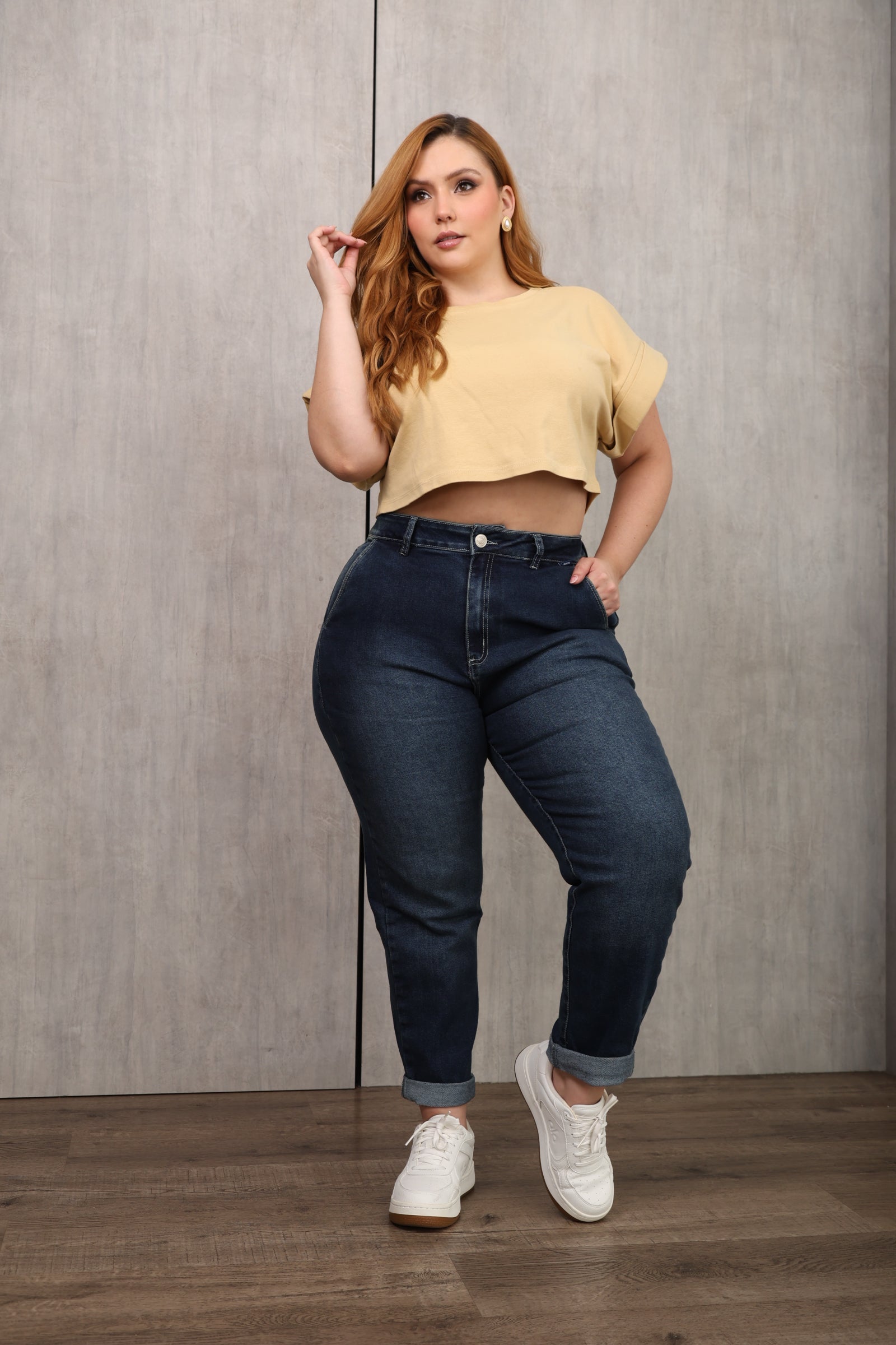JEAN DAMA – SLOUCHY – TIRO ALTO – MODA COLOMBIANA – REF: 9877 pl
